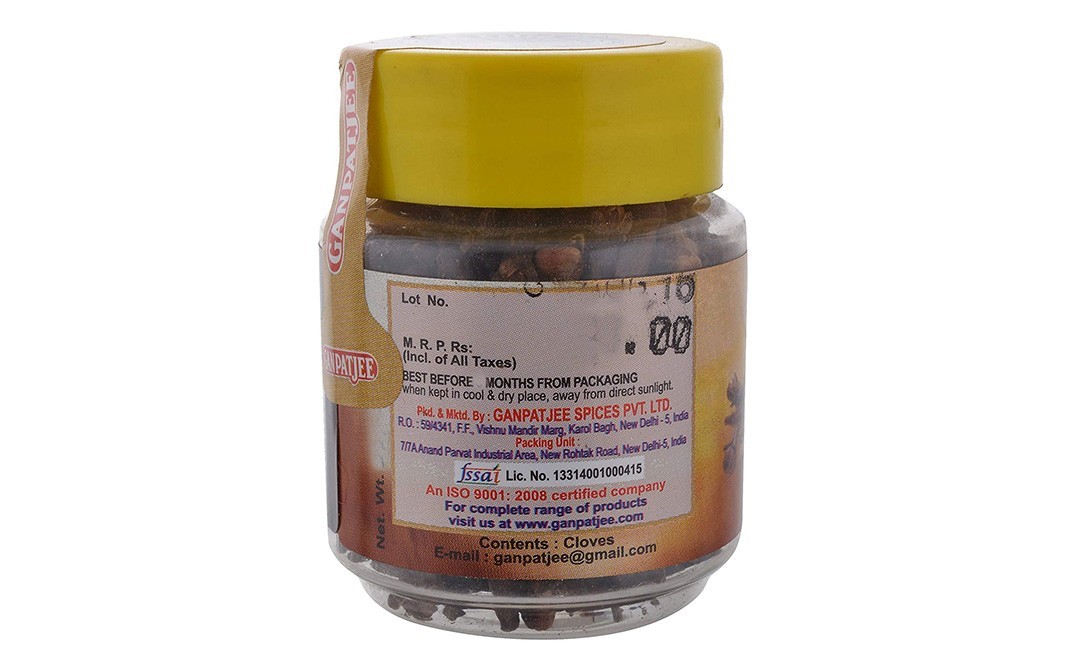Ganpatjee Cloves    Plastic Bottle  25 grams